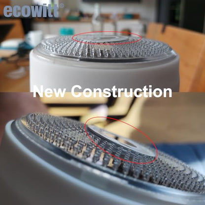Ecowitt WS90 7-in-1 Weather Sensor, Outdoor Temperature/Humidity/Rain Gauge/Wind Speed and Direction/UV Index/Solar Radiation - Just Sensor, Could NOT Be Used Alone - 915 MHz - style: WS90BN