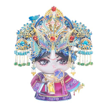 MU 3D Metal Puzzles for Adult Building TV Series Empresses in the Palace Consort Hua Kitty, Cat Themed Metal Models Kits Miniature, Assembling DIY Sets Home Desk Decor - style: Consort Hua