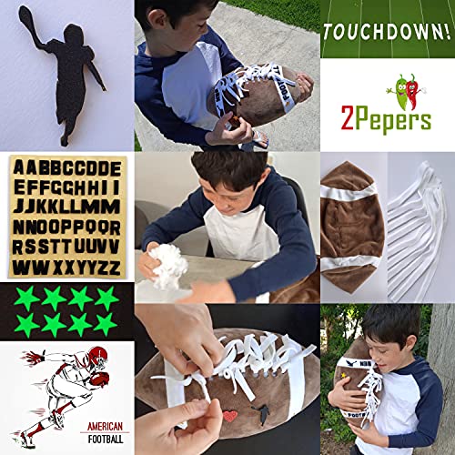 Make Your Own American Football Plush Pillow Kit Kids Gift Art & Craft Set - style: FOOTBALL