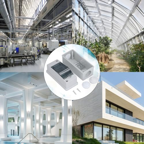 2 Way Breaker Box, IP65 Waterproof DIN Rail Enclosure