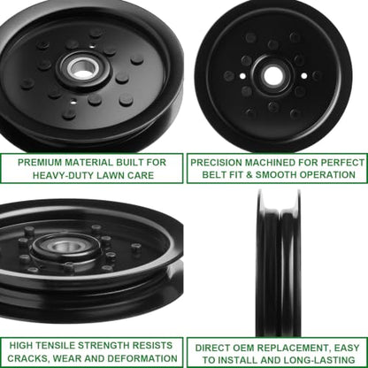 Spindle Pulley TCA17524 3838021 Fits Ariens John Deere Z910A Z820A 737 797 757 777 1580 1585 1570 Mower - color: TCA17524