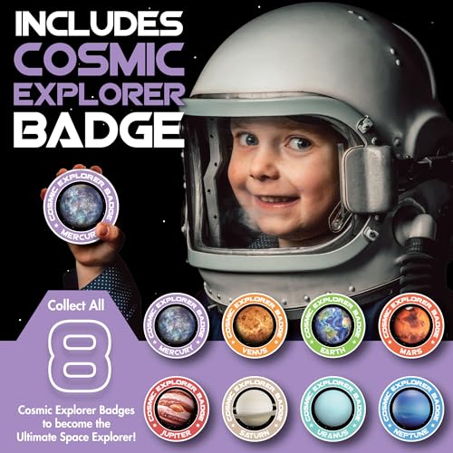 Cosmic Dig Kit by Big Discoveries - Explore the Planets of the Solar System with Gem & Fossil Excavation Kits for Kids | STEM Toy Science Dig Kits with Gemstones for Boys and Girls - style: Mercury