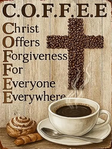 Diamond Art Kits for Adults, Christian Coffee Diamond Art Painting Kits - color: Coffee, size: 11.8x15.7 in(30x40 cm)