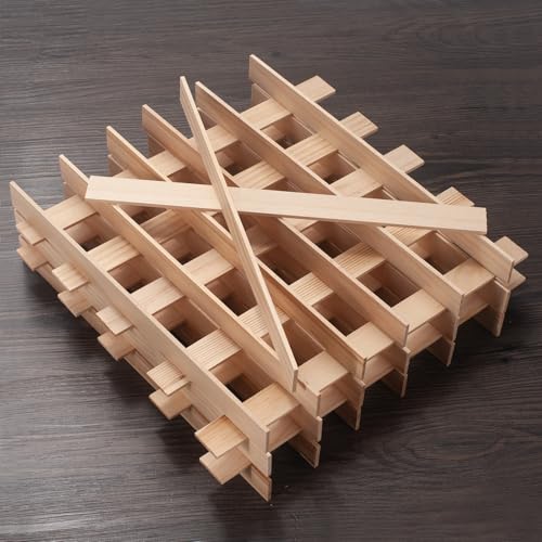 Wooden Dowels for Crafts, Wood Trim Wood Strips Slats for Wall 1/8" × 1" × 12", 30 PCS Square Dowel Rods Wooden Sticks for Crafts, Unfinished Hardwood Sticks Flat Lumber Boards for Woodworking - size: 1/8x1x12 in - 30PCS