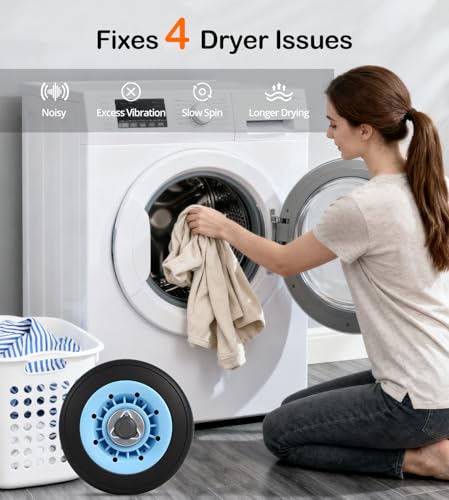Upgraded EngPair DC97-16782A Dryer Drum Roller Kit for Samsung Kenmore - style: Rollers Only