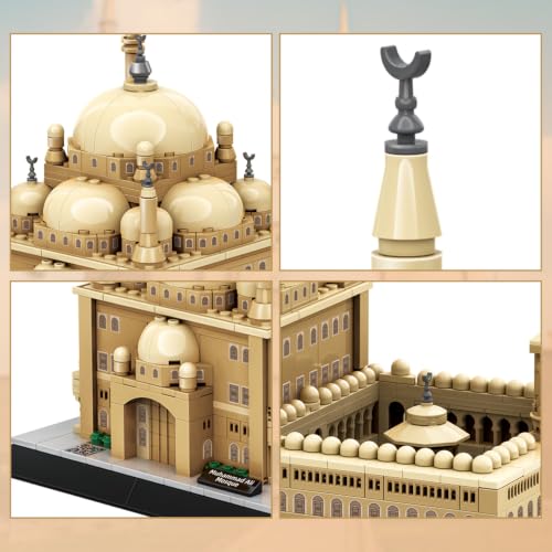 Oichy Egypt Landmark Architecture Model Kit Iconic Micro Building Block Set - color: Egypt Landmark Set