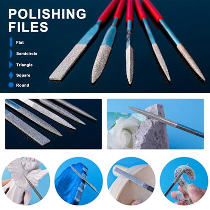 LET'S RESIN Resin Polishing Kit, 33-Piece Sanding and Finishing Tools - size: Resin Polishing Kit