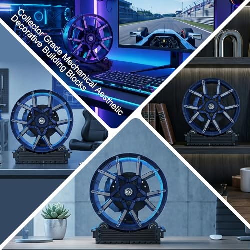 Motorized LED Sports Car Wheel Rim Building Blocks 857PCS Kids 8+ - style: T2021