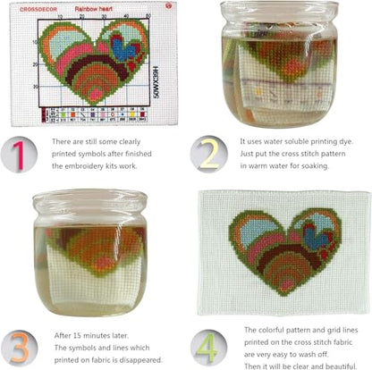 DYAIANGMU Sea Turtle Stamped Cross Stitch Kit for Adults 13.7x13.7 inches - color: Y118