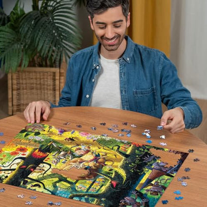 Ravensburger Dean Macadam Lions & Tigers & Bears Oh My!1000 Piece Jigsaw Puzzle for Adults - 12000513 - Handcrafted Tooling, Made in Germany, Every Piece Fits Together Perfectly - style: Lions & Tigers & Bears Oh My!