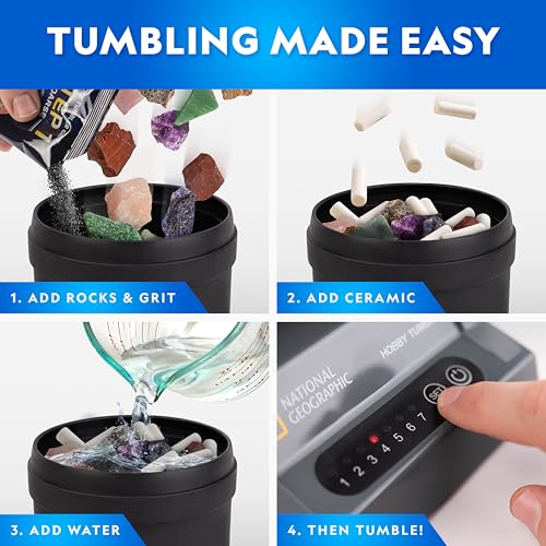 National Geographic Ceramic Media for Rock Tumbling 1.5 Lb. Refill - style: Ceramic Filler