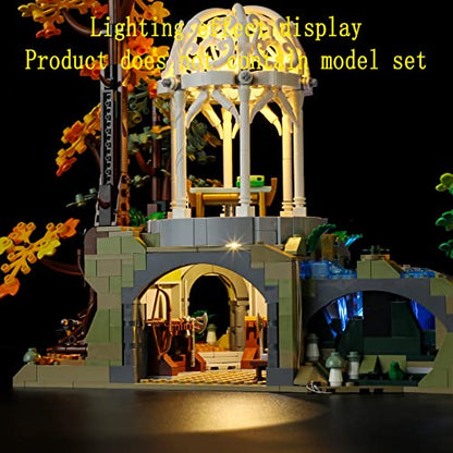 GEAMENT LED Light Kit Compatible with Lego The Lord of The Rings: Rivendell - for Lord of The Rings 10316 Model Set (Model Set Not Included)