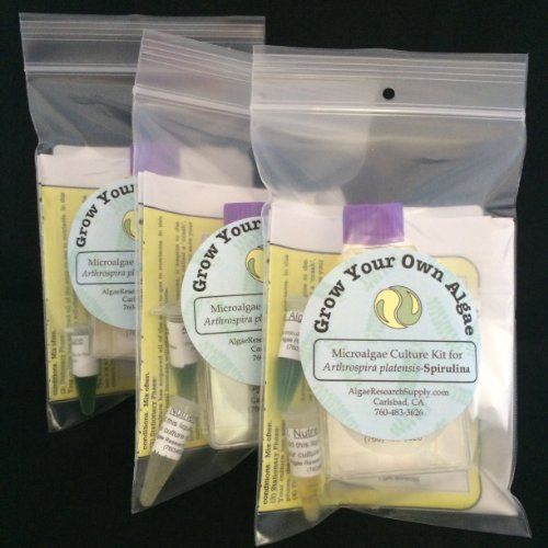 Algae Research Supply Algae Culture Kit Spirulina, Perfect for School Science Fairs/Projects, Experiments & Classrooms