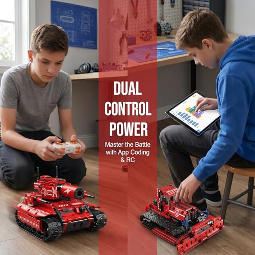 Robot Building Kit, 5-in-1 Programmable Robot Kit, App Coding
