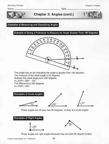 Geometry Practice, Grades 7+