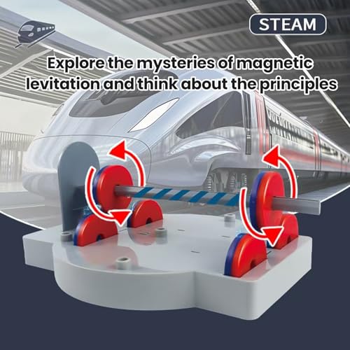 12-in-1 Anti Gravity Magnetic Levitation Science Kit,Physics Magnet Toys
