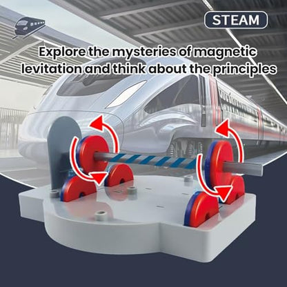 12-in-1 Anti Gravity Magnetic Levitation Science Kit,Physics Magnet Toys