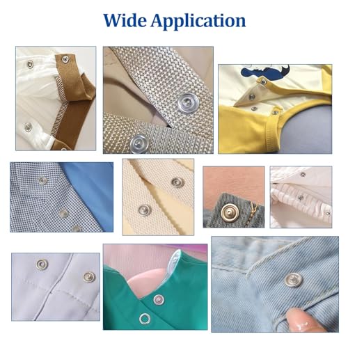 100 Sets Snap Button Kit with 10 Colors,Metal Snaps Buttons with Metal Pliers and Fastener Parts,Multicolor Press Tool Kit Perfect for DIY Clothing and Crafts(9.5mm) - style: 100 Sets