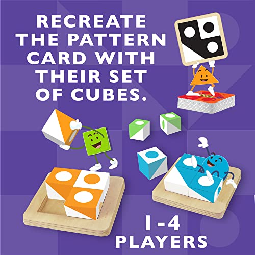 Mindware | Q-bitz Jr. | Miniature Game | Ages 5+ | 2-4 Players | 15 Minutes Playing Time