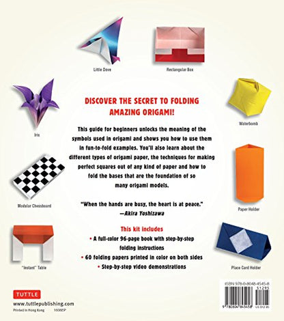 Origami Made Easy Kit: Step-by-Step Lessons for the Beginning Folder: Kit with Origami Book, 14 Projects, 60 Origami Papers, & Video Tutorial