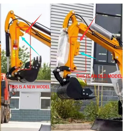Hydraulic Thumb for Mini Excavator 3 Ton & Below, Compatible with Older Excavator Models, Universal Thumb Attachment Kit with Cylinder & Hoses for Grabbing Irregular Objects