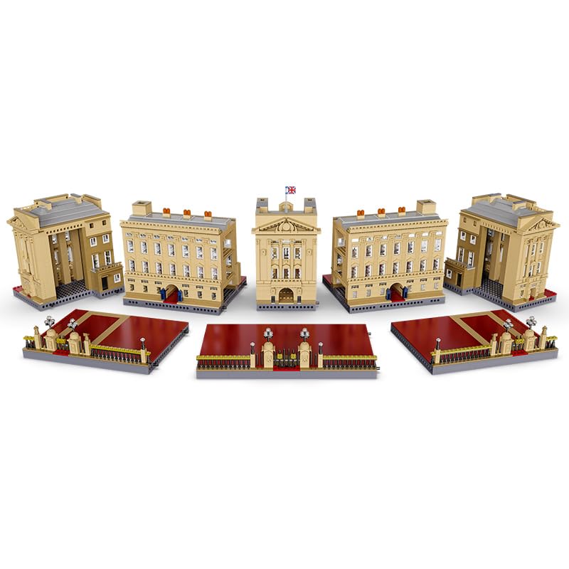ELAICREE Architecture Buckingham Palace Building Blocks, 5604+Pcs Modular House Building Set for Adults Collectors Hobbyists, DIY Blocks Educational Toy Gift - color: Buckingham Palace