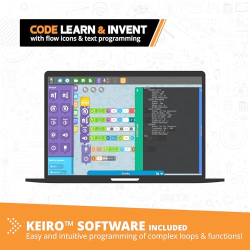 ENGINO: Coding Lab - Ginobot - 2 Model Expandable Robot Building Set, STEM Programming & Construction, Basic Coding Software, Snap Assembly, Kids 9+ - style: CODING LAB: GINOBOT