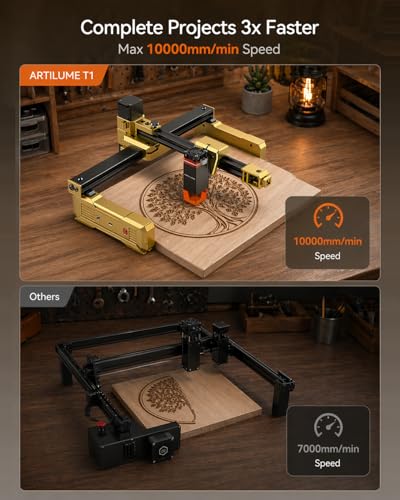 Artilume T1 Infrared Laser Engraver for Metal with App Control - T1 IR1W - color: Gold-infrared Laser 1w With App