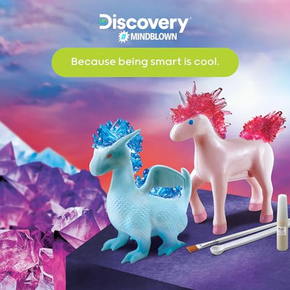 Discovery™ Dragon & Unicorn Crystal Grow Kit, DIY STEM Activity Set, Educational Arts & Crafts for Kids, Children's Chemistry & Science Learning Toy, Fun & Safe Science Project Gift Ages 8+