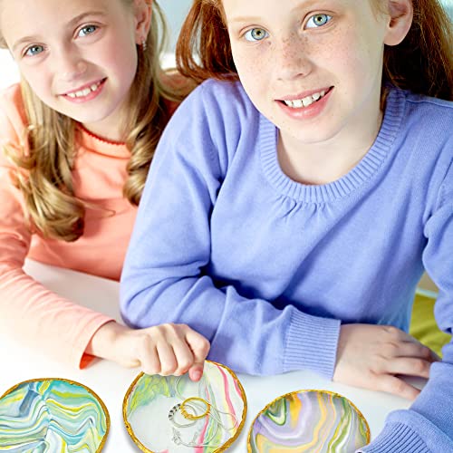 JOiFULi Make Your Own Clay Jewelry Bowls Arts and Crafts Kit for Girls Kids Ages 8 9 10 11 12 Years Old - size: Single Kit