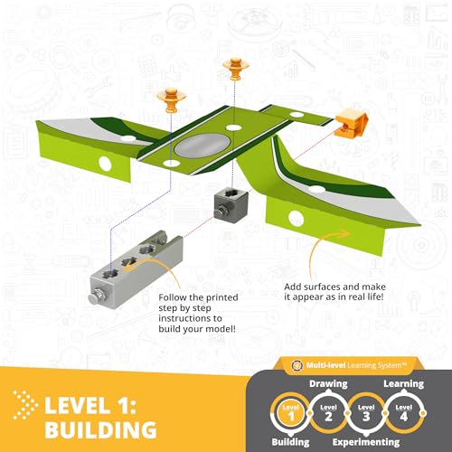Engino STEAM Labs, How Solar Energy Works, STEAM Kit for Ages 8+, Building Kit, STEM Toys for Girls & Boys, Learning & Education Toys (4 Models) - style: How Solar energy works?