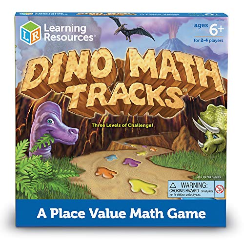 Learning Resources Dino Math Tracks Game