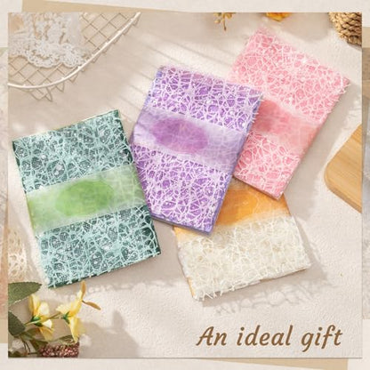 104 Sheets Textured Scrapbook Paper & Mesh Fabric Assorted Set, 4 Pack - color: Mesh Design