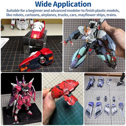 64Pcs Modeler Basic Tools Craft Set Hobby Building Tools Kit Gundam Model Tools for Assembling Repairing and Fixing