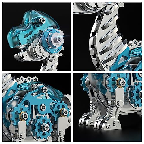 FILASLFT 3D Metal Puzzles for Adults,Dinosaur Model Brachiosaurus - color: B5-brachiosaurus-blue