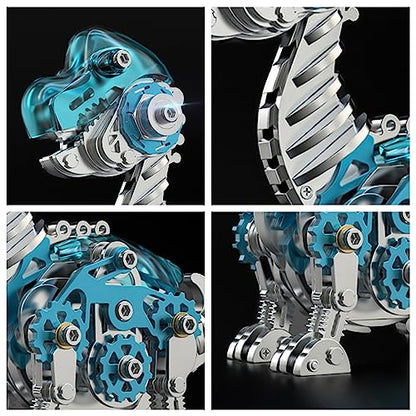 FILASLFT 3D Metal Puzzles for Adults,Dinosaur Model Brachiosaurus - color: B5-brachiosaurus-blue