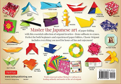 Classic Origami for Beginners Kit: 45 Easy-to-Fold Paper Models: Full-color instruction book; 98 sheets of Folding Paper: Everything you need is in this box!