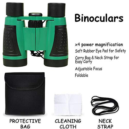 Outdoor Adventure Set for Kids - Camouflage Camping Exploration Toys with Walkie-Talkies - Backyard Explorer Gear for Boys and Girls