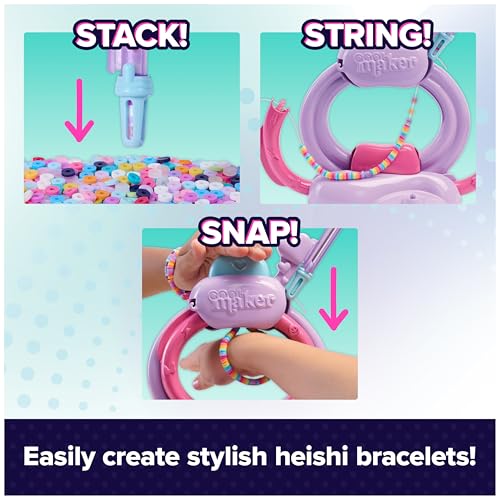 Cool Maker Stack'd Heishi Studio Bracelet Making Kit, Ages 7+ - style: Heishi Studio Bracelet Maker