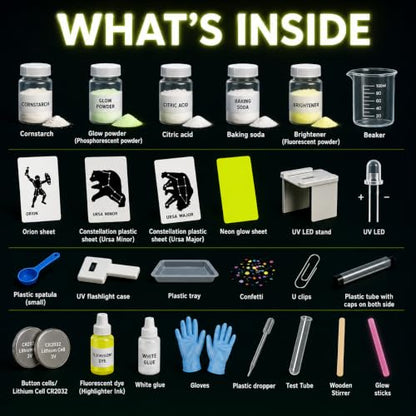 Science Experiments Kit for Kids 8-12 Years Old | Glow in the Dark