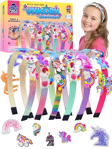 DIY Unicorn Headband for Girls Ages 5+, Mess-Free Birthday Gifts Idea - style: Unicorn Headbands