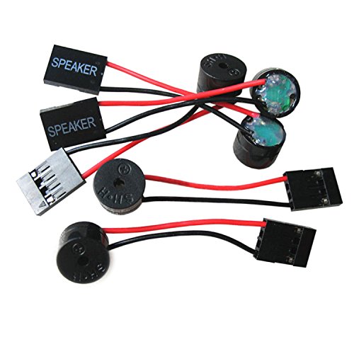 PC Motherboard Internal Speaker (3-Pack), BIOS Alarm Buzzer for PC Troubleshooting & Post Beep Code Diagnostics, Essential Mini Hardware Tool for DIY Computer Building & IT Repair