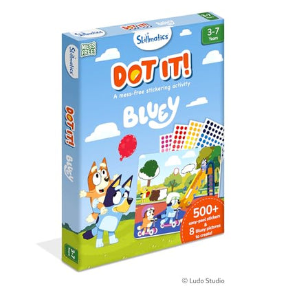 Skillmatics Dot It Bluey – Sticker Art, Travel Toy, Craft Kit for Kids - style: 2. Bluey