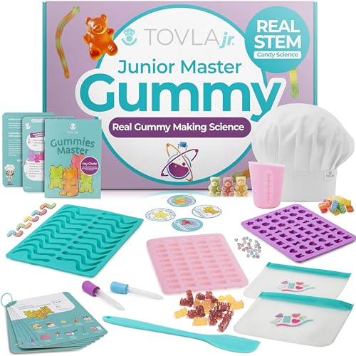 Tovla Jr. Kids Gummy Making Kit | Real Reusable Candy Science | Ages 6-12 - style: Gummy Making Kit