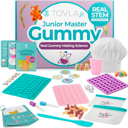Tovla Jr. Kids Gummy Making Kit | Real Reusable Candy Science | Ages 6-12 - style: Gummy Making Kit