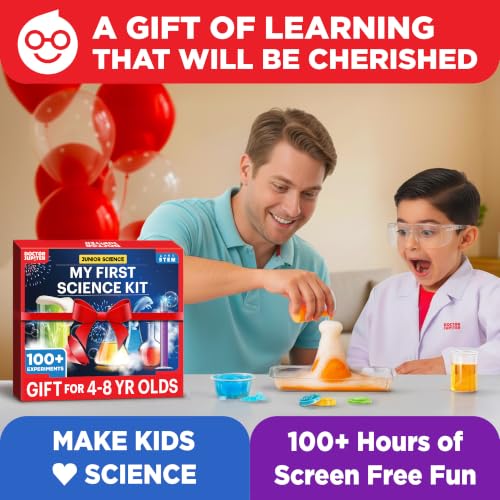 Doctor Jupiter My First Science Experiments Kit for Kids Ages 4+ - style: My First Science Kit: 4+