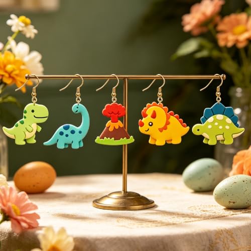 ORIGACH 14 Pcs Dinosaur Polymer Clay Cutters Set