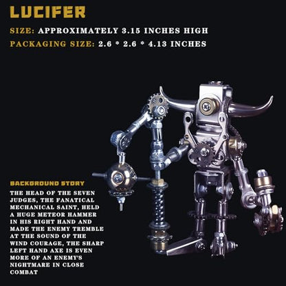 3D Metal Puzzles for Adults，3D Puzzle Metal Model Kit，3D Mechanical Model，Brain Teaser Puzzles DIY Assembling for Stress Relief for Teenagers and Adults - color: Lv-xi-fa