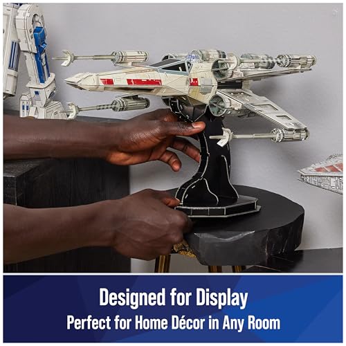 4D Build Star Wars T-65 X-Wing Starfighter 3D Puzzle Model Kit for Adults - style: T-65 X-Wing Starfighter 160 pcs