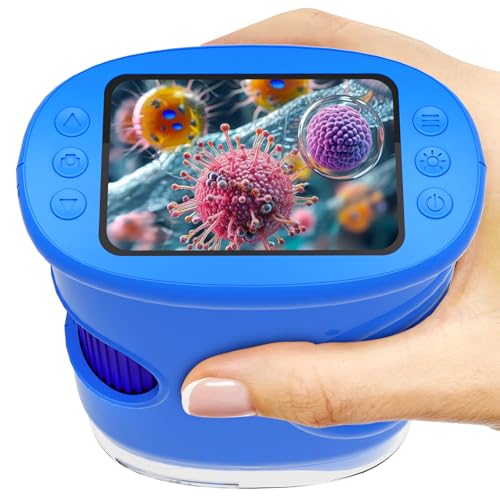 1000X Handheld Digital Microscope for Kids, STEM Educational Toy - color: Blue